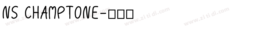 NS CHAMPTONE字体转换